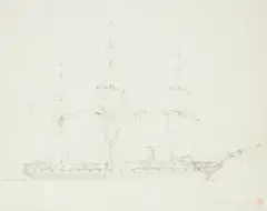 The Impressive by Edward Duncan, A 50 gun Man 'o' War, offered Oct 2012