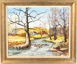 Untitled by Clarence Dreisbach, oil on canvas, offered Mar 2019
