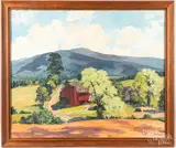 landscape by Harry M. Book, oil on canvas, sold Mar 2019