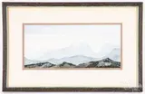 mountain landscape by Ralph Hunt Williams, watercolor, sold Jan 2019