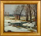 Untitled by Emile Albert Gruppe, oil on canvas, sold Jan 2019