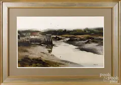 landscape by Philip Jamison, watercolor, sold Jan 2019