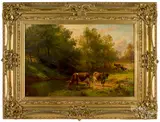 landscape by Thomas Bigelow Craig, oil on canvas, sold Jan 2019
