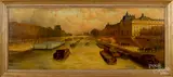 titled Quay d'Orsay by William Baptiste Baird, oil on canvas, sold Jan 2019