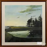 titled Jupiter by Andrew Wyeth, lithograph, sold Jan 2019