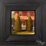 Untitled by Jon Redmond, oil on panel, sold Jan 2019