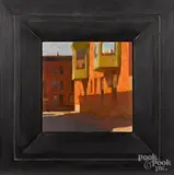 Untitled by Jon Redmond, oil on panel, sold Jan 2019