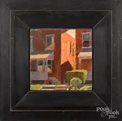 Untitled by Jon Redmond, oil on panel, sold Jan 2019