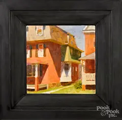 Untitled by Jon Redmond, oil on panel, sold Jan 2019