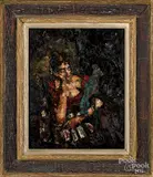 of a fortune teller by Leon Kelly, oil on board, offered Jan 2019