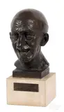 bust of Jimmy Durante by Joe Brown, bronze, sold Jan 2019