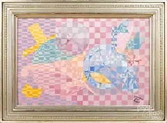 Untitled by Beni E. Kosh, oil on masonite, offered Jan 2019