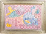 Untitled by Beni E. Kosh, oil on masonite, offered Jan 2019