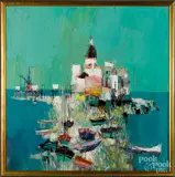 of Procida by Nicola Simbari, oil on canvas, sold Jan 2019