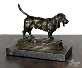 figure of a dog by Antoine-Louis Barye, bronze, sold Jan 2019