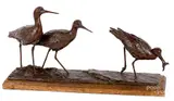 yellowlegs by Walter Matia, patinated bronze, offered Jan 2019