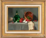 still life by Julieanne Harris, oil on board, sold Nov 2018