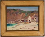 titled California Riviera by Stella M. Gammon, oil on board, sold Nov 2018