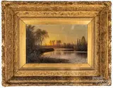landscape by Bradley Bucklin, oil on canvas, sold Nov 2018