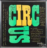 Circus poster by Corita Kent, serigraph, sold Aug 2018