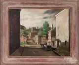 Untitled by Harold Cohn, oil on canvas laid on board, sold Aug 2018
