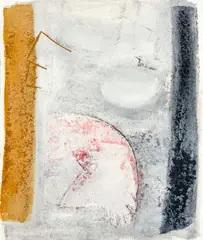 Salsipuedes Forms by John Walker, 1991, monoprint, sold Mar 2022