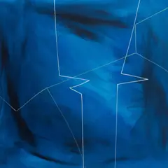 Ambient Echoes by Dex Hannon, acrylic and molotow pen on canvas, sold Mar 2022