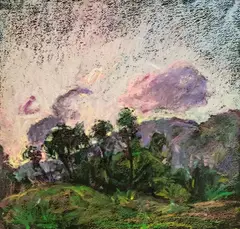 Study for Nineteenth by Daisy Craddock, 1985, pastel on paper, sold Mar 2022