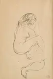 Nu de dos by Raoul Dufy, ink on paper, sold Apr 2022