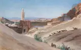 Fès, La by Bruno Richter, Gouache, sold May 2023