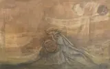 Orphée by Jan Toorop, Aquarelle et crayon noir, sold May 2023