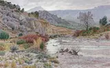 Moulins by Henri Rivière, 1935, Aquarelle sur traits de crayon, sold Dec 2013