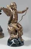 Cupidon by Raoul Larche, Épreuve en bronze à patine mordorée, sold Dec 2013