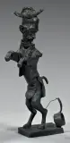 Camille Pelletan (ministre de la Marine): C'est moi que j'suis l'citoyen Neptune de Dieu!... by Guillaume Laplagne, 1894, Épreuve en bronze patiné, sold Dec 2012