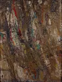 Composition by Jean Rustin, 1965, Aquarelle et encre, sold Dec 2012