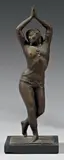 Danseuse Cambodgienne by Paul Landowski, Épreuve en bronze à patine brune nuancée, sold Dec 2012