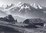 Le Mont-Blanc vu du plateau d'Assy by Roland Gay-Couttet, Photographie marouflée sur panneau, sold Jan 2013