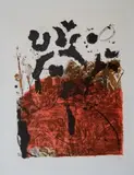 Composition by Antoni Clavé, Lithographie en couleur signée, sold Dec 2012