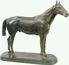 Gladiateur by Isidore Bonheur, Bronze à patine brune nuancée, sold Nov 2012