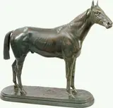 Gladiateur by Isidore Bonheur, Bronze à patine brune nuancée, sold Nov 2012