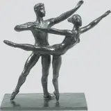 Le pas de deux by Hubert Yencesse, Bronze à patine brune, sold Nov 2012