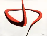 Composition by Alexandre Calder, Lithographie en couleur, sold Oct 2012