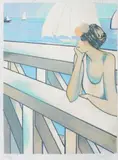 Le grand large by Jean-Pierre Cassigneul, Lithographie en couleur sur Japon, sold Oct 2012