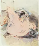 Nu by Gérard Pamboujian, Aquarelle, sold Oct 2012