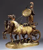 Le Char de Minerve by Emmanuel Frémiet, Bronze à patine dorée, sold Jun 2012
