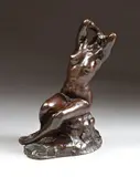 Arianne abandonnée ou le désespoir by Jules Dalou, Bronze à patine brune, sold May 2012
