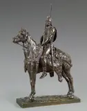 Chef gaulois by Emmanuel Frémiet, Épreuve en bronze à patine brun clair, sold May 2012