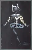 Costume pour «Revanche» (Ballet de Ruth Page-Champs Elysées 1951) by Antoni Clavé, 1951, Gouache, sold May 2012