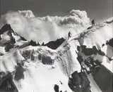 Deux alpinistes sur les Aiguilles de Chamonix, circa 1940 by Georges Tairraz Ii, Photographie, sold Feb 2012