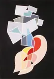 Composition by Henri Nouveau, 1956, Gouache, sold Jan 2012